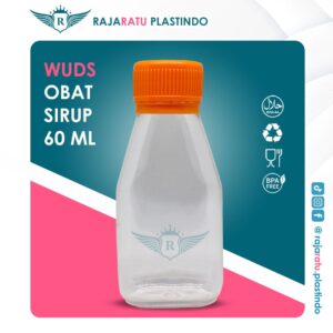 Botol Obat Sirup Woods 60 ml Setcap Farmasi