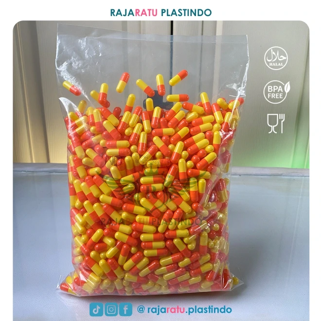 Cangkang Kapsul Size "0" Kuning Orange - Kapsulindo - Image 2