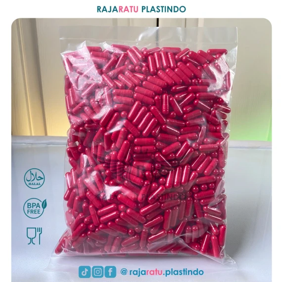 Cangkang Kapsul Size "0" Scarlet Scarlet - Kapsulindo - Image 2