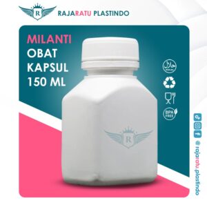 Botol Millanti Obat Kapsul 150 ml HDPE