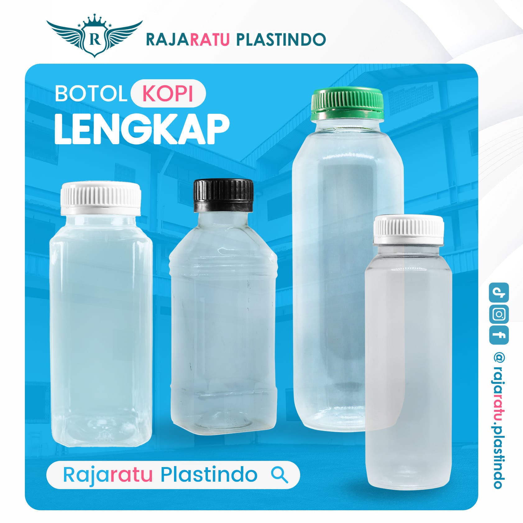 Cover Penutup - Botol Kopi